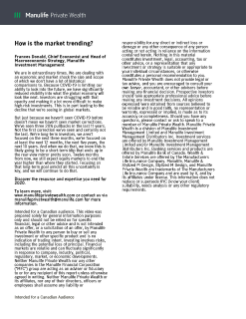 How is the market trending? - Video transcript