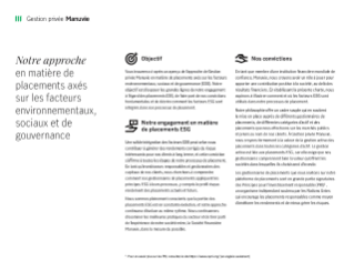 Charte ESG
