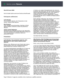 L'expertise de Gestion de placements Manuvie : analyse de la répartition de l'actif - Transcription de la vidéo